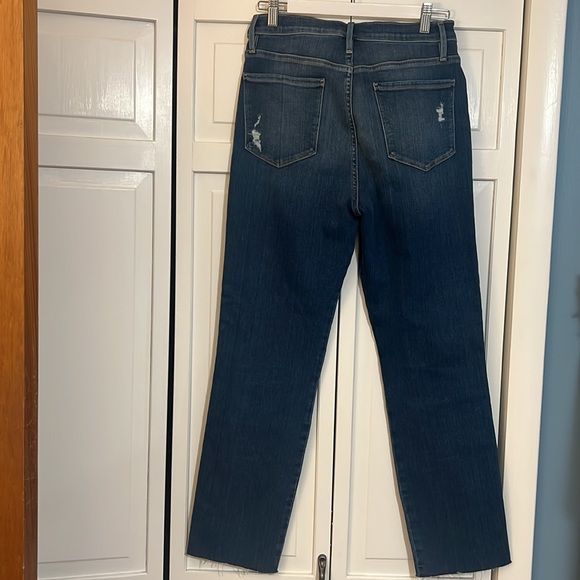 Frame Denim Women's Straight Leg Jeans - Blue - Picture 3 of 11